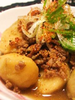✿里芋とひき肉のとろ~り煮✿-レシピのメイン写真