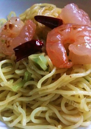 えびの塩焼きそばペペロンチーノ-レシピのメイン写真