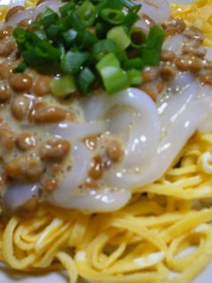 我が家のイカ納豆丼♫-レシピのメイン写真