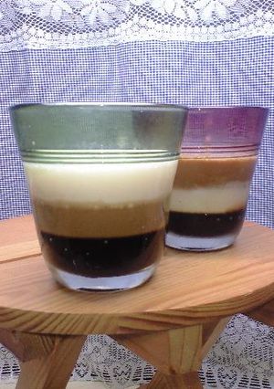 コーヒー牛乳＆牛乳＆コーヒーゼリー☆-レシピのメイン写真