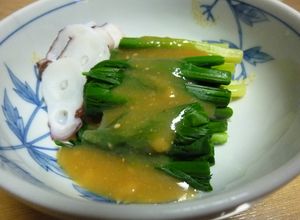 行者ニンニク　酢味噌　アイヌネギ-レシピのメイン写真