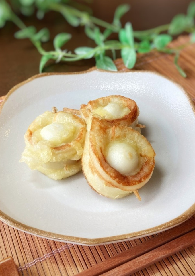 お弁当に☆ちくわとうずらのロール天-レシピのメイン写真