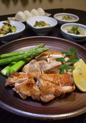 鶏もも肉のパリパリ焼き-レシピのメイン写真