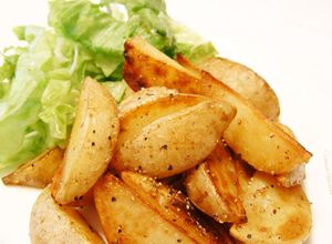 新ジャガだから旨っ！焼くフライドポテト-レシピのメイン写真
