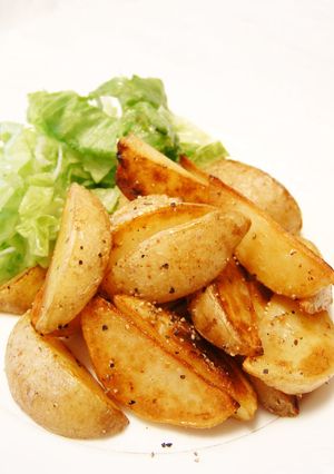 新ジャガだから旨っ！焼くフライドポテト-レシピのメイン写真