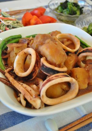 味付け簡単♪イカじゃがの☆こってり煮-レシピのメイン写真