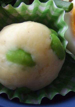 お弁当に☆かわいい＊枝豆ポテトボール＊-レシピのメイン写真