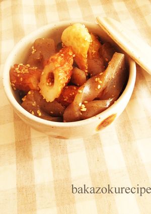 手綱こんにゃくの煮物-レシピのメイン写真