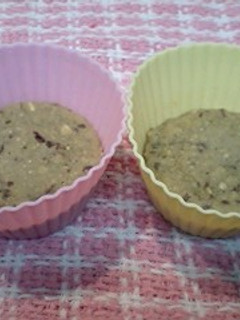 シリコンカップでおから抹茶ケーキ-レシピのメイン写真