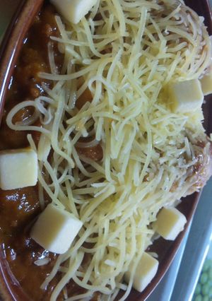残カレ-でガーリック鶏肉ミートソース♪-レシピのメイン写真