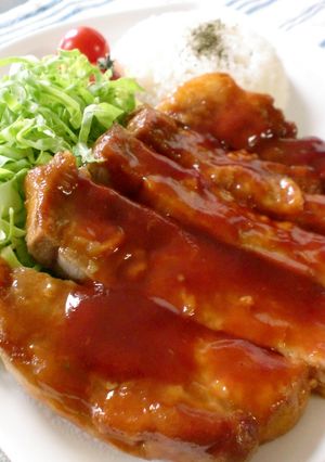 簡単！旨っ☆豚のケキャップ焼き-レシピのメイン写真