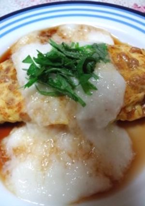 とろろがけ★納豆オムレツ-レシピのメイン写真