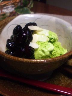 ✿抹茶アイス&黒豆✿-レシピのメイン写真
