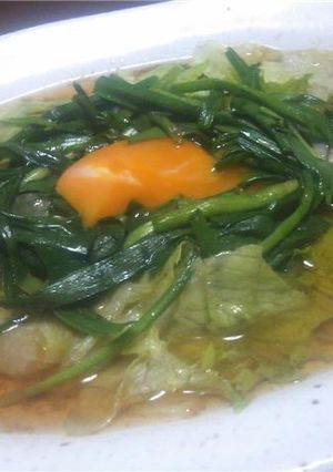 ニラとレタスの野菜ユッケずぼら式-レシピのメイン写真