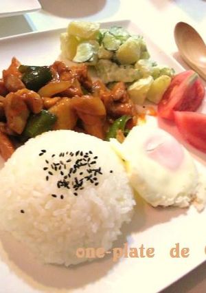 カフェ風＊やわらか鶏肉のチリソース炒め-レシピのメイン写真