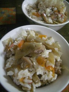 我が家の♪ごぼうと人参の混ぜご飯♪-レシピのメイン写真