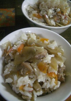 我が家の♪ごぼうと人参の混ぜご飯♪-レシピのメイン写真