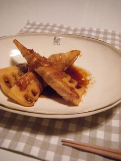 肉巻き筍、香味ダレで-レシピのメイン写真