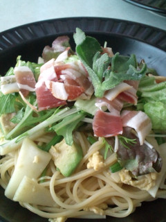 筍とアボガドの和風パスタ-レシピのメイン写真