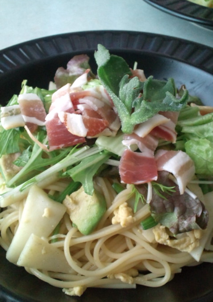 筍とアボガドの和風パスタ-レシピのメイン写真