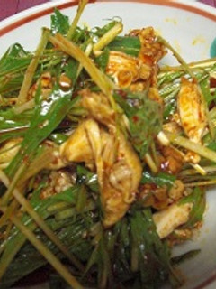 食べるラー油で簡単ピリ辛和え-レシピのメイン写真
