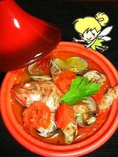 タジン鍋deアクアパッツァ風♪~-レシピのメイン写真