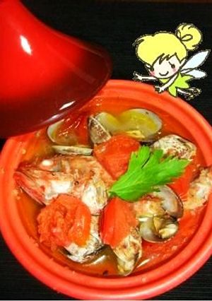 タジン鍋deアクアパッツァ風♪~-レシピのメイン写真