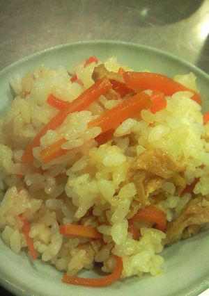 ニンジンご飯-レシピのメイン写真