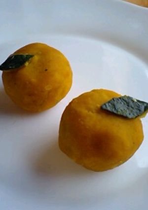 お弁当に♪かぼちゃでみかん-レシピのメイン写真