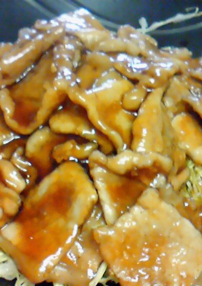 豚ロース薄切りで「しょうが焼き」-レシピのメイン写真