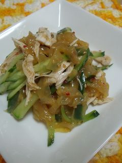 中華クラゲとささみの和え物❀-レシピのメイン写真