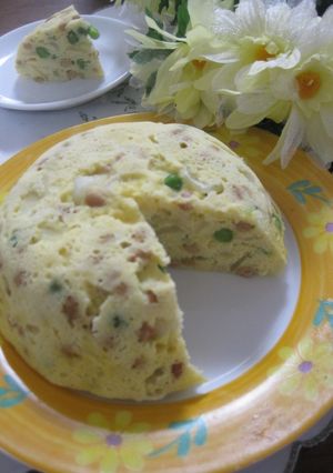 レンジでエコ♬納豆＆おからのケークサレ風-レシピのメイン写真