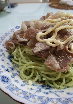 バジルと豚しゃぶのさっぱりパスタ❤-レシピのメイン写真
