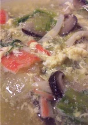 青梗菜のふわふわスープ-レシピのメイン写真