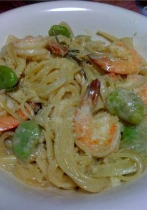 海老とそら豆クリームパスタ★-レシピのメイン写真