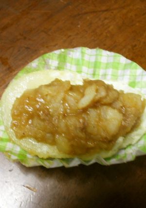 昨日のｶﾚｰでカレーポテト（弁当のおかず-レシピのメイン写真