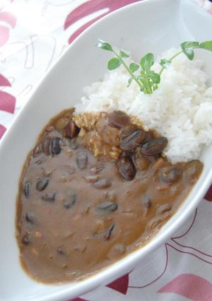 黒豆とシーチキンのカレーライス-レシピのメイン写真