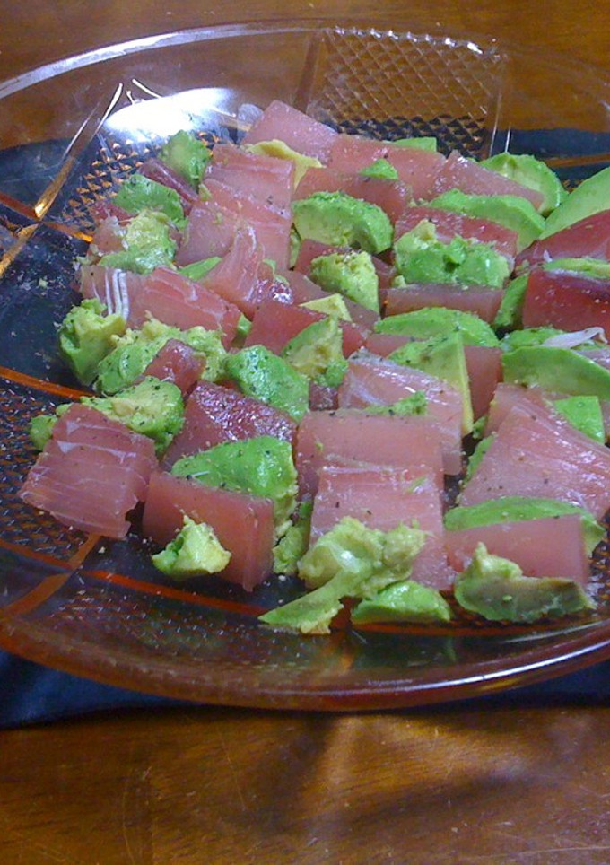 マグロとアボカドのわさびソース-レシピのメイン写真
