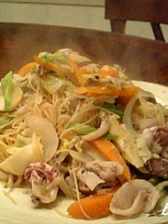 たけのこ入り焼きビーフン-レシピのメイン写真