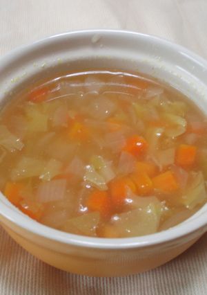 いろいろ野菜のコンソメスープ-レシピのメイン写真