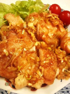 鶏むね肉の揚げ焼き香味ソースがけ-レシピのメイン写真