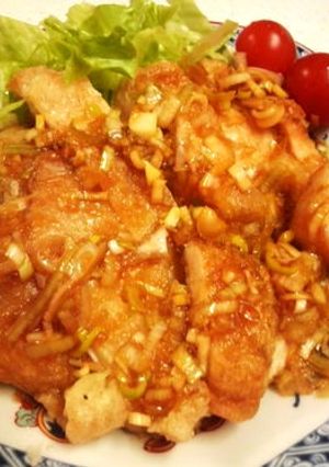 鶏むね肉の揚げ焼き香味ソースがけ-レシピのメイン写真