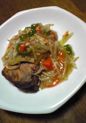 ぶりの野菜あんかけ♪-レシピのメイン写真