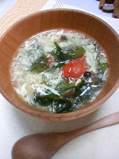 わかめとトマトのかき玉スープ-レシピのメイン写真