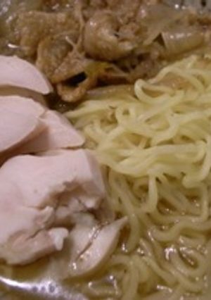 鶏皮と麺つゆで和風らーめん-レシピのメイン写真