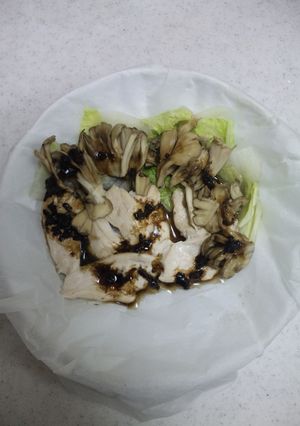 蒸し鶏とバルサミコソース-レシピのメイン写真