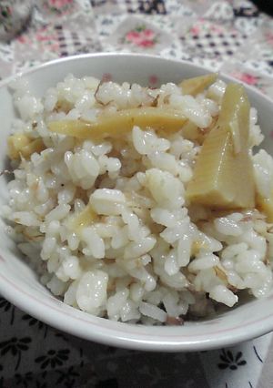あっというまのタケノコご飯♪-レシピのメイン写真