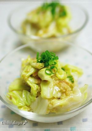 春キャベツの梅納豆和え-レシピのメイン写真