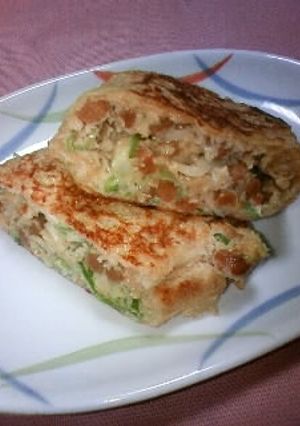 ヘルシー☆納豆の包み焼き-レシピのメイン写真