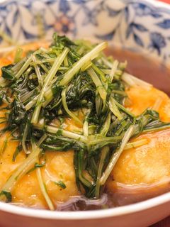 豆腐小判だんごの水菜あんかけ-レシピのメイン写真